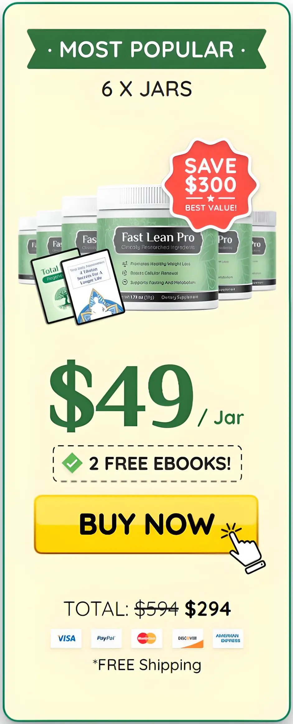 Fast Lean pro bottle price